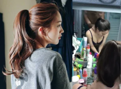 Em chổng đít ra để nhét vào