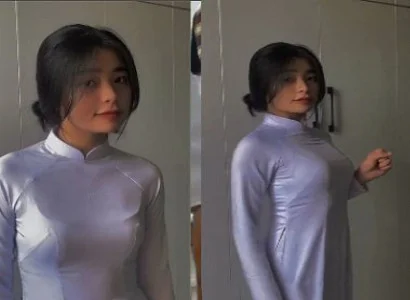 Mông tròn của em nữ sinh áo dài phê đê mê